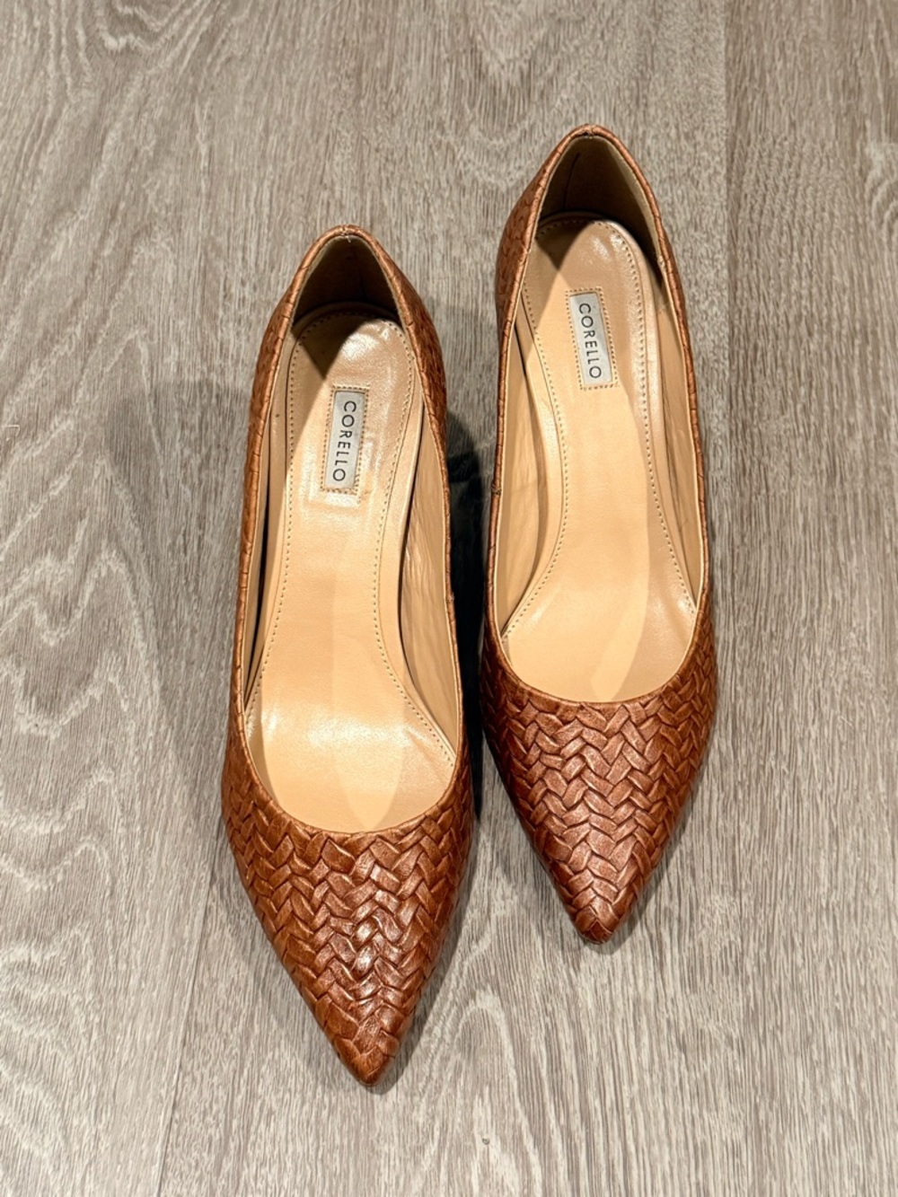 NWOB- Corello Woven Pumps Woven Heels- Size 9